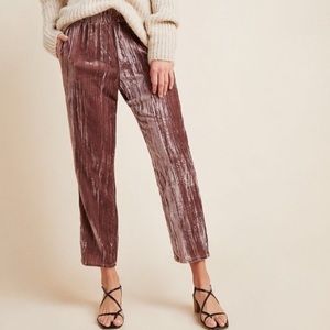 NWT💕Anthropologie velvet pants